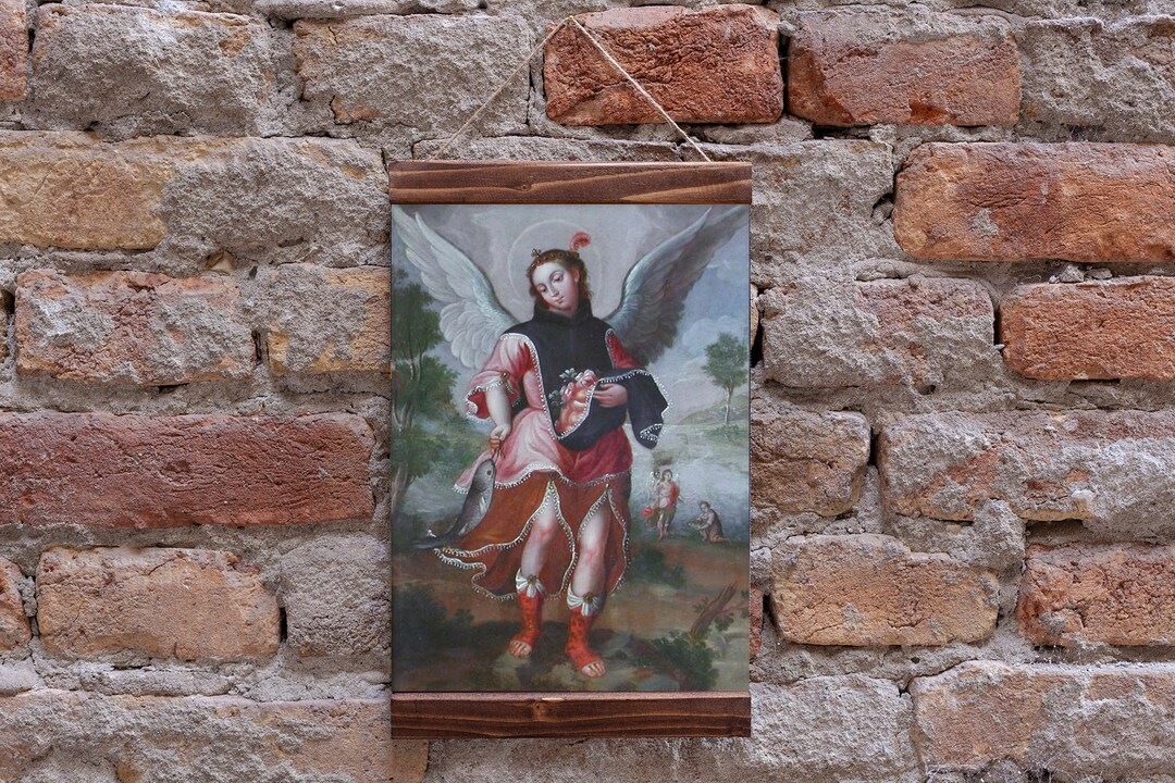 Archangel Raphael - Arcángel San Rafael by José De Páez, Roman Catholic ...