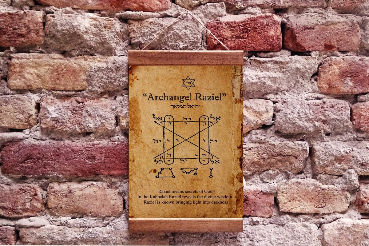 Archangel Raziel Secret of God Bring Light Into Darkness, Kabbalah