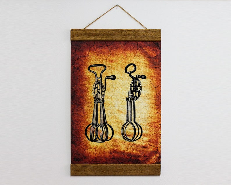 Two Types of Egg Beaters Vintage Illustrations Circa 1917 Etsy