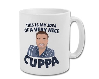 This Is My Idea Of A Very Nice Cuppa Mug Fan Celebrity Icon TV Mug 10oz Birthday Anniversary Gift Funny Tea Coffee Classic Music Gary Barlow
