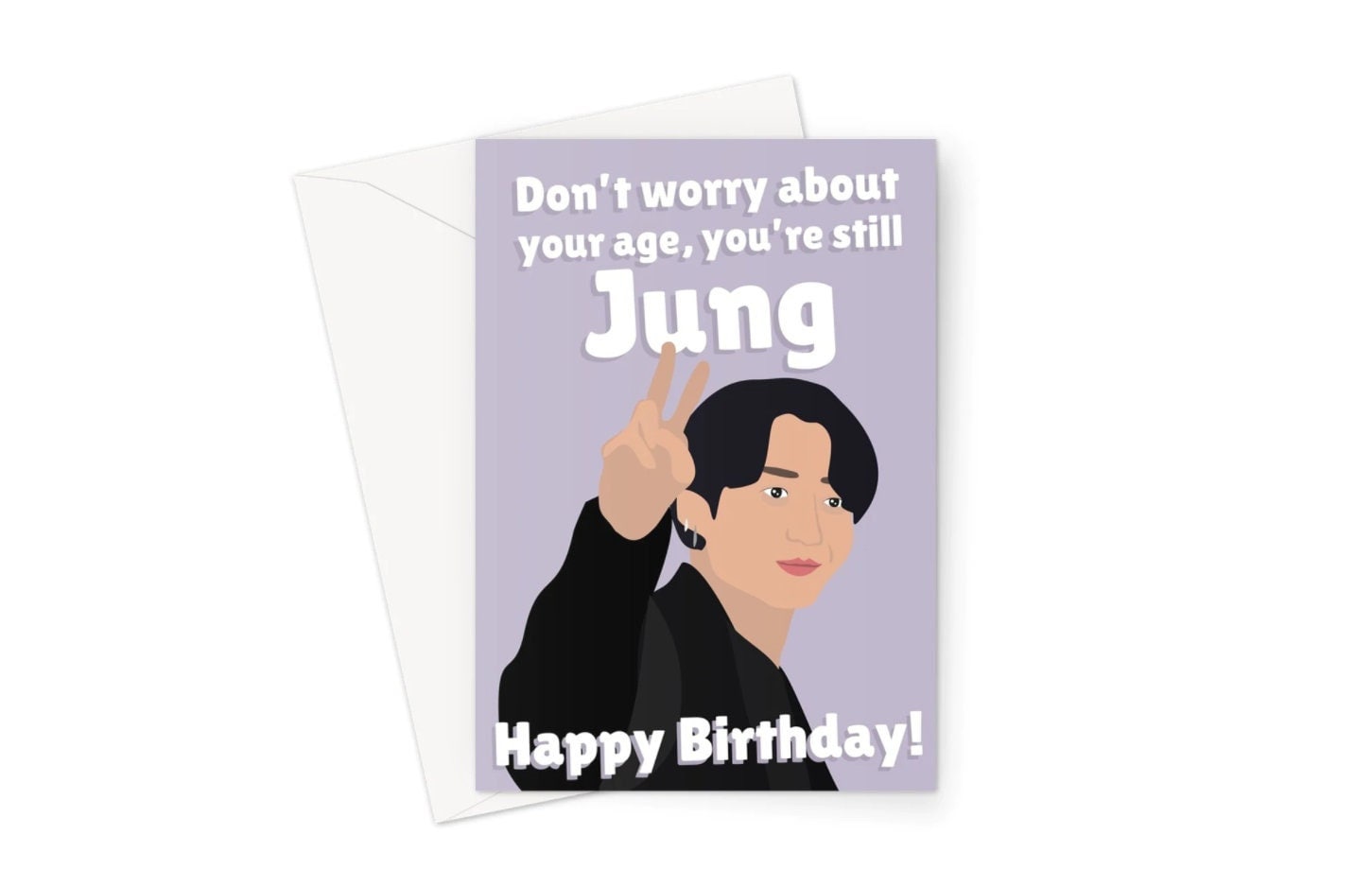 全国宅配無料 Funny Kpop Etsy - Card Birthday タレントカード