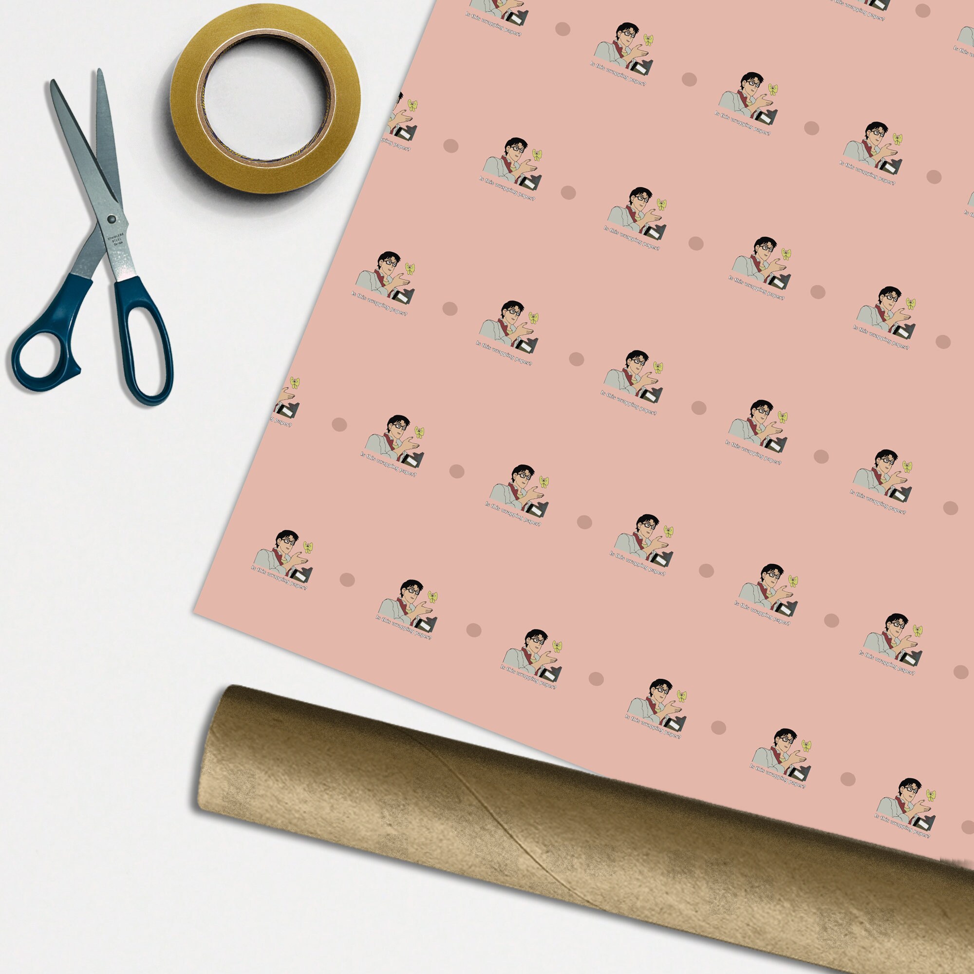 Is This Wrapping Paper Meme 1 2 5 METRE ROLL or 1 SHEET Etsy