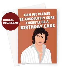 Alex Turner ¿Podemos estar absolutamente seguros de que serán pastel de cumpleaños DESCARGA DIGITAL Tarjeta para impresión casera Icono de Navidad Música de celebridades
