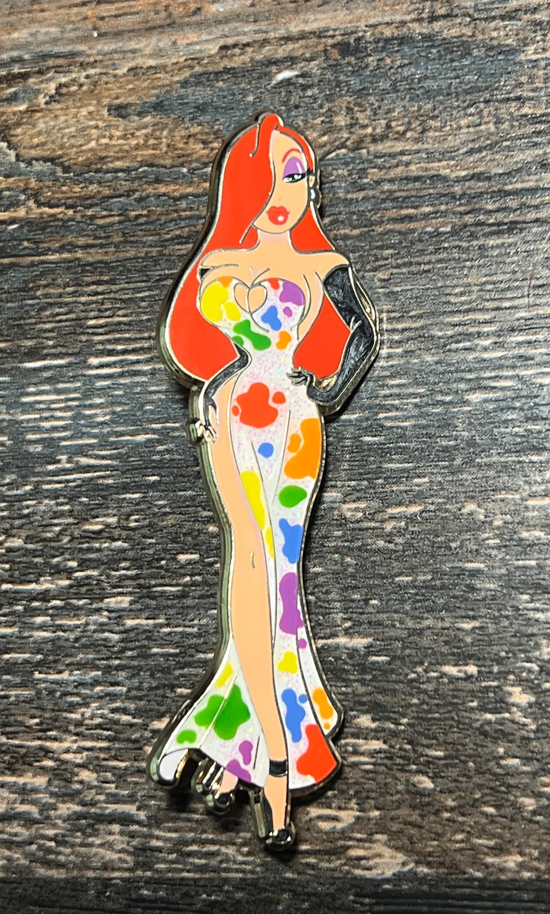Pride Jessica Rabbit Fantasy Pin in Hand! - Etsy