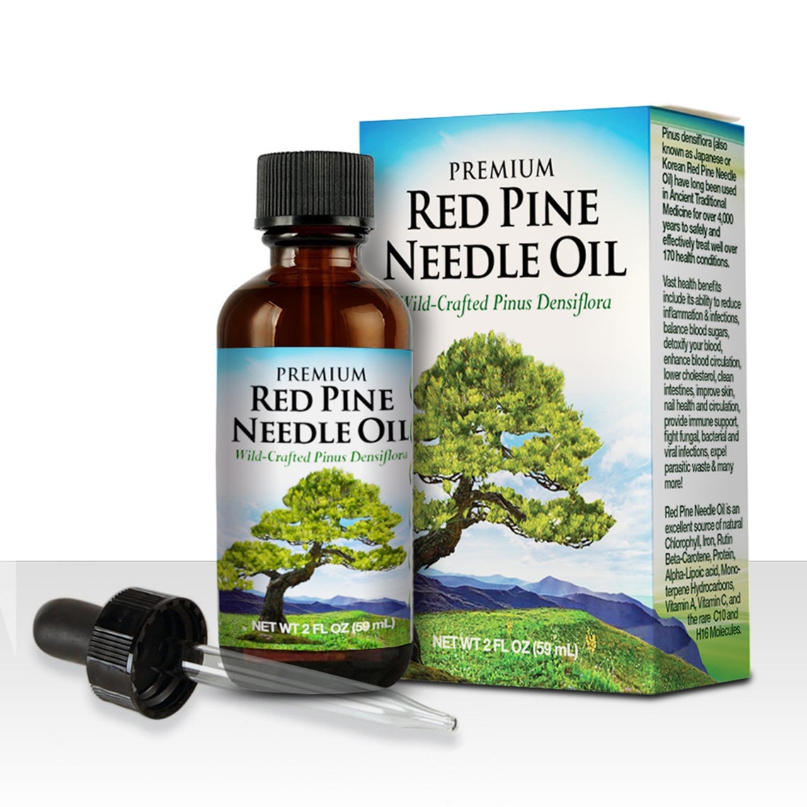 Red Pine Needle Oil Nongmo Wild Crafted pinus Densiflora Etsy