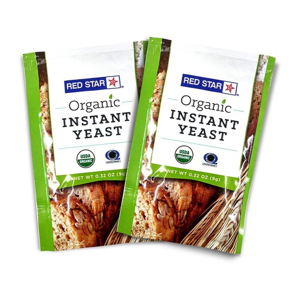 Red Star Organic Instant Yeast Packet 9g 0.32oz 2PACK Etsy