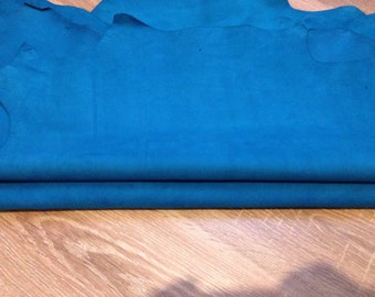 suede leather polish blue