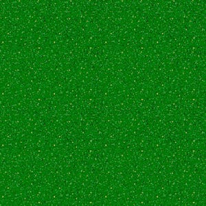 May include: A green glitter background with a fine, even texture.