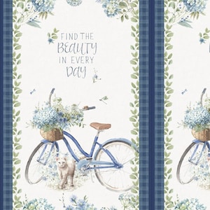 Bohemian Blue from Lisa Audit by Wilmington Prints - Multi Craft Panel