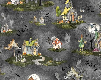 Witch's Tale - Y4786 7 - "Dark Gray"- Clothworks