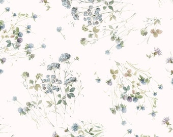 Au Naturel - "Ivory Large Floral" - 17817 147 - by Lisa Audit for Wilmington Prints