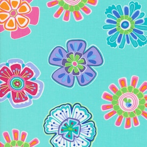Fiesta - &quot;Aqua&quot; - 22470 23 - by Me & My Sister Designs for Moda Fabrics