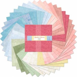 Meadow Breeze - 507 136 507 - 5 inch squares - 5 Karat Gems - by Wilmington Prints