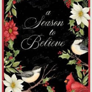 Medley in Red Fabric Panel - Susan Winget