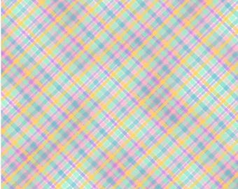 Spring Garden Gnomes - 12630 99 - Benartex - "Spring Garden Plaid Multi"