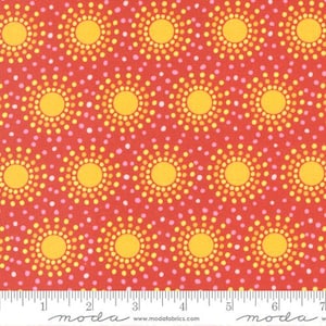 Enchanted Dreamscapes - &quot;Flame Sunshine Dot&quot; - 51262 12 - by Ira Kennedy for Moda