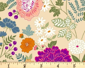 Luxe - "Large Flora Cream" - 2610 Q - by Makower UK