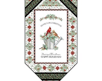 Holiday Welcome Kit - Fabrics from Home for Christmas collection by Northcott Fabric - 36" x 68"
