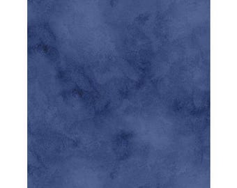 Morning Blooms - 89280 494 - "Watercolor Texture Navy" - by Danhui Nai for Wilmington Prints
