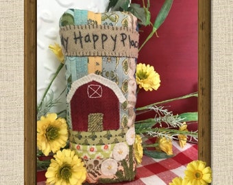 My Happy Place Pincushion Pillow