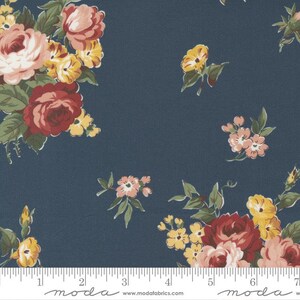 7413 18 Junk Journal Midnight Flowers by Cathe Holden for Moda Fabrics (See more of our Junk Journal collection)