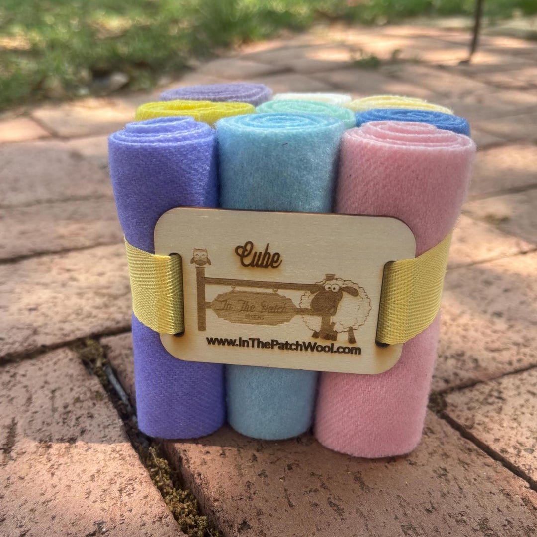 Wool Cubes Pastels 4x16 by in the Patch Designs ( More Designs at ITP ...