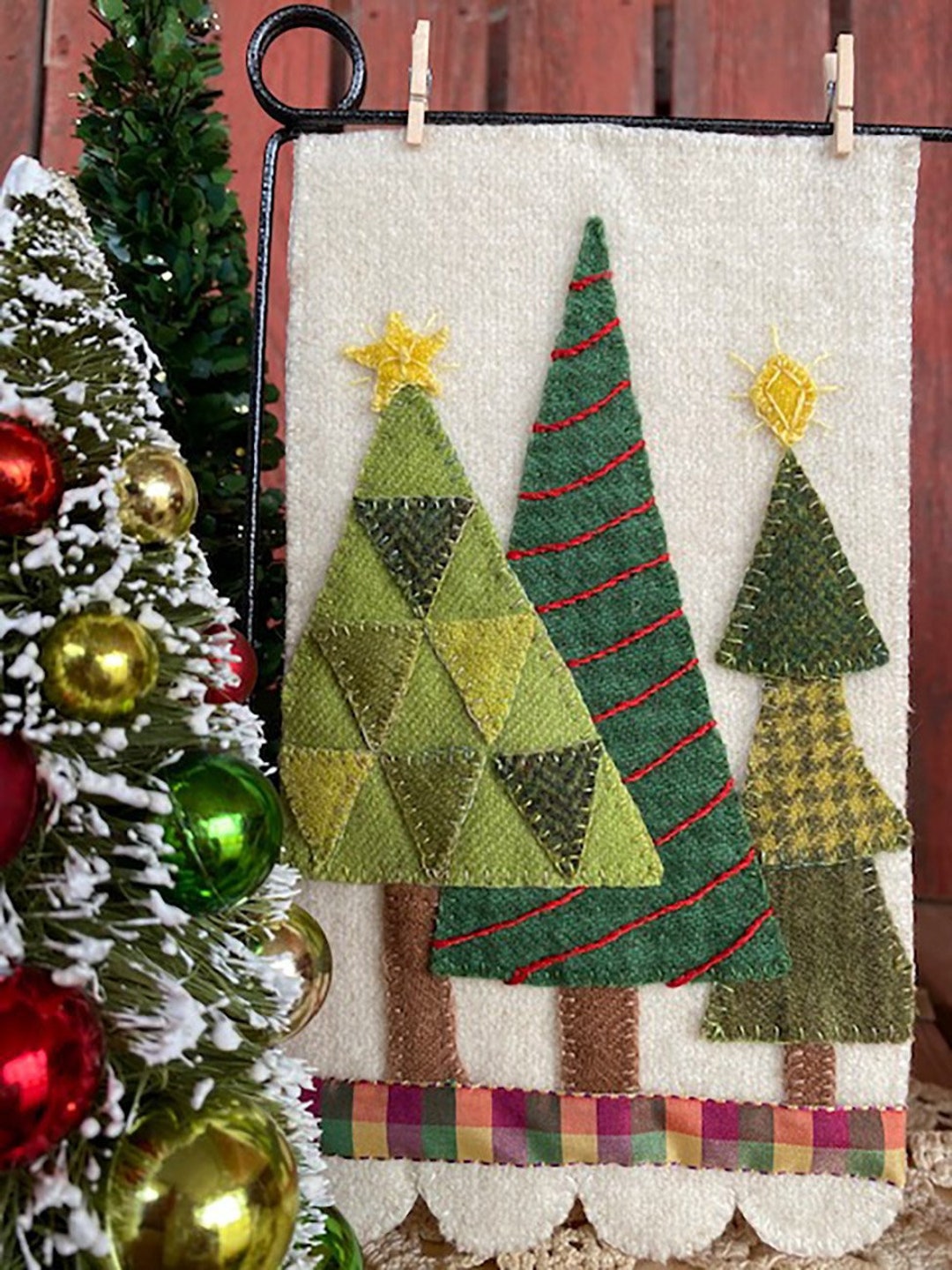 Oh Christmas Tree Mug Rug Kit by in the Patch Designs - Etsy