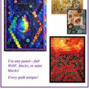 Hexified Panel Quilts Pattern