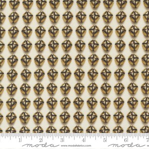 7395 21 Christmas Faire Jingle Bells Cream by Cathe Holden for Moda Fabrics