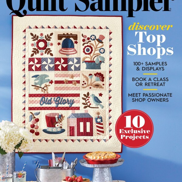2023 Quilt Sampler Magazine Etsy