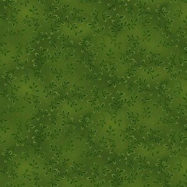 HEG7755-66 Folio Basics Christmas Green by Color Principle for Henry Glass Fabrics