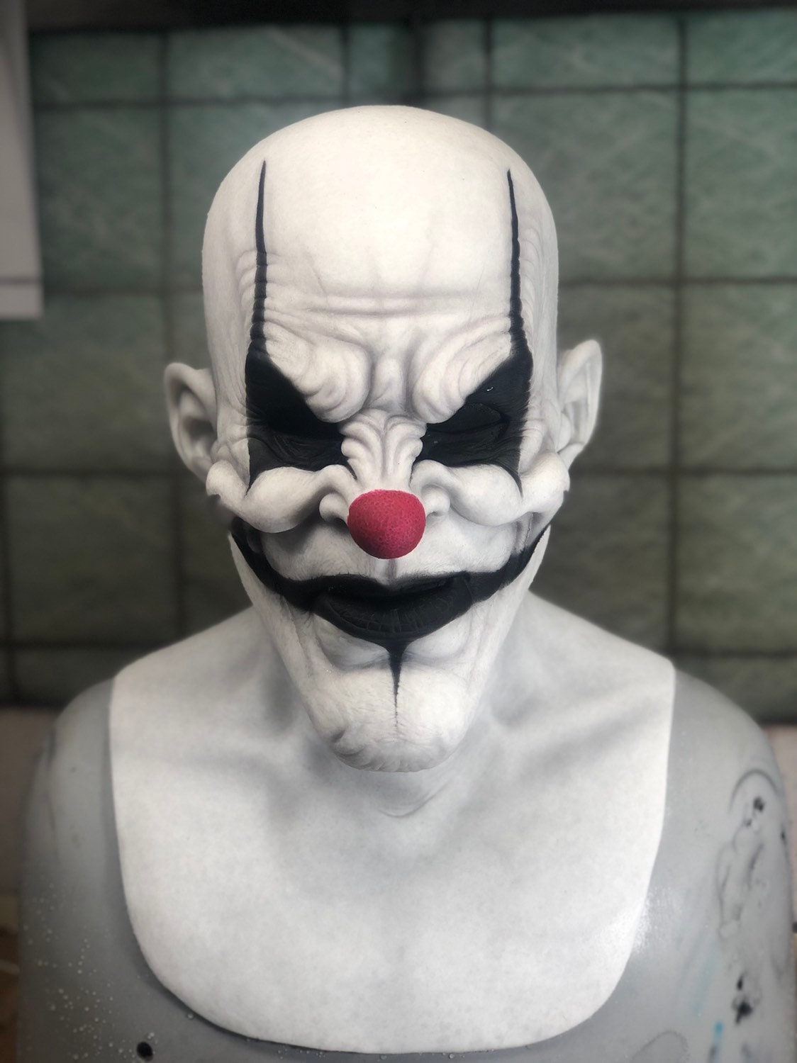speler Winkelcentrum Interpreteren Silicone Clown Mask - Etsy