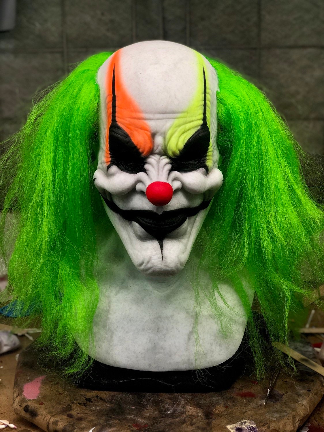 Deuk Wieg Vermeend Mr. Giggles Silicone Clown Mask - Etsy