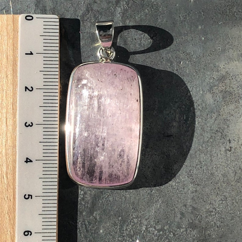 Rectangle Kunzite Pendant