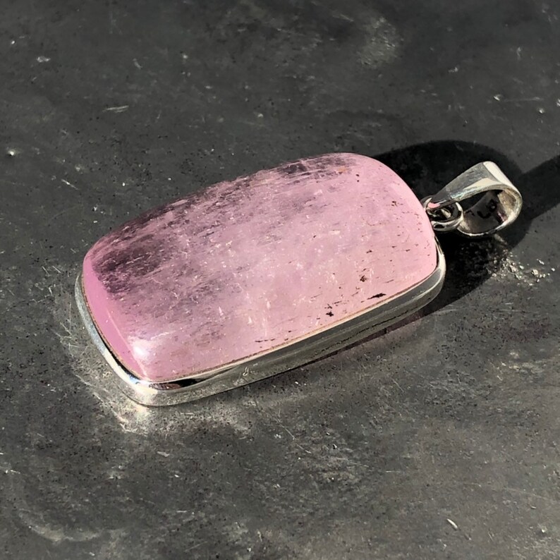 Rectangle Kunzite Pendant