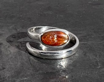 Solstensring - silver solstensring - naturlig solstensring storlek U.K. - M, US - 6 1/2, EU - 53
