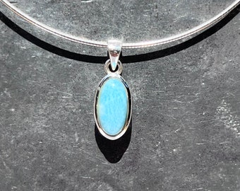 Wisior Larimar - Srebrny Wisior Larimar