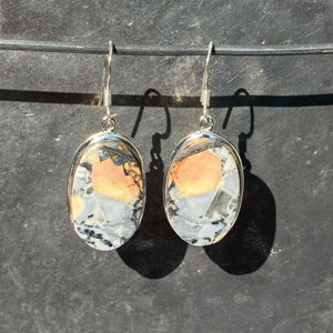 Malingano jasper earring - oval malingano jasper earrings - Indonesia malingano jasper earring