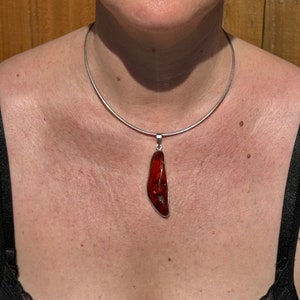 Amber Pendant - Baltic amber pendant - natural amber pendant