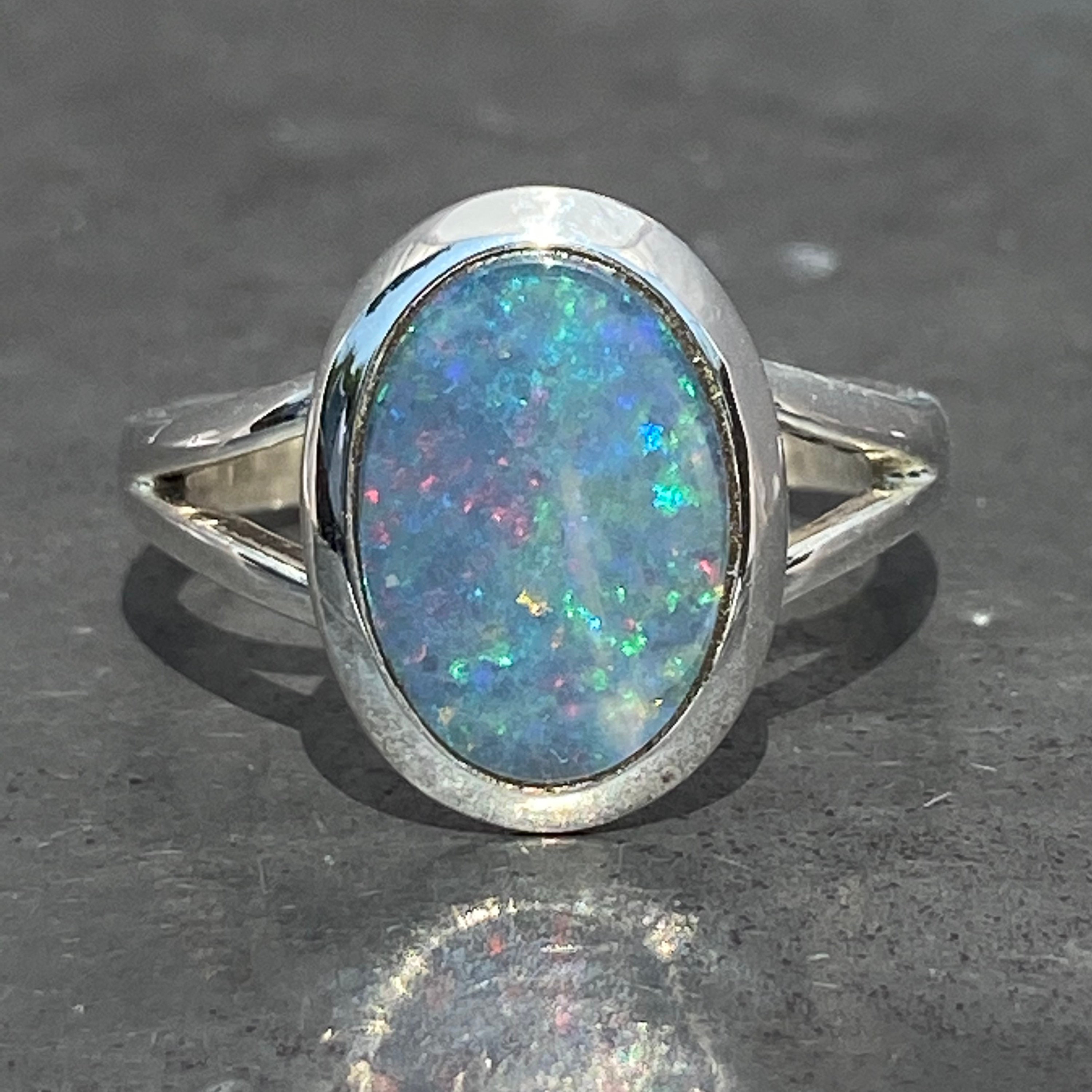 Boulder opal best sale ring
