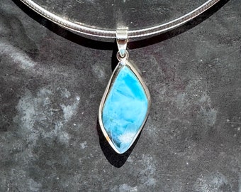 Wisior Larimar - Srebrny Wisior Larimar