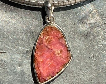 Cobalt Calcite Pendant