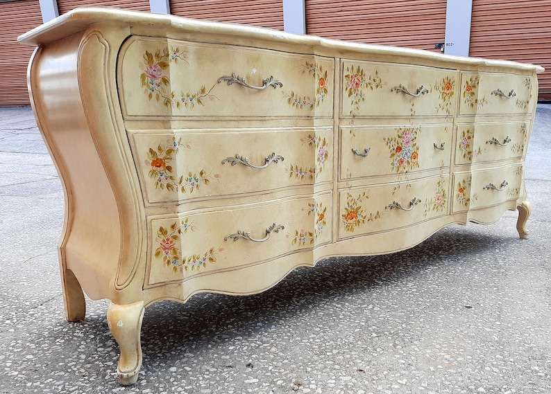 Romweber French Bedroom Set Dresser Night Stands Headboard Etsy