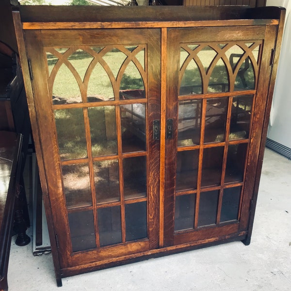 Antique Bookcase Etsy