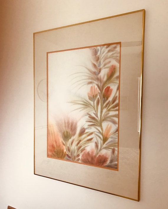 Vintage Original Floral Painting Vintage Original Floral Painting