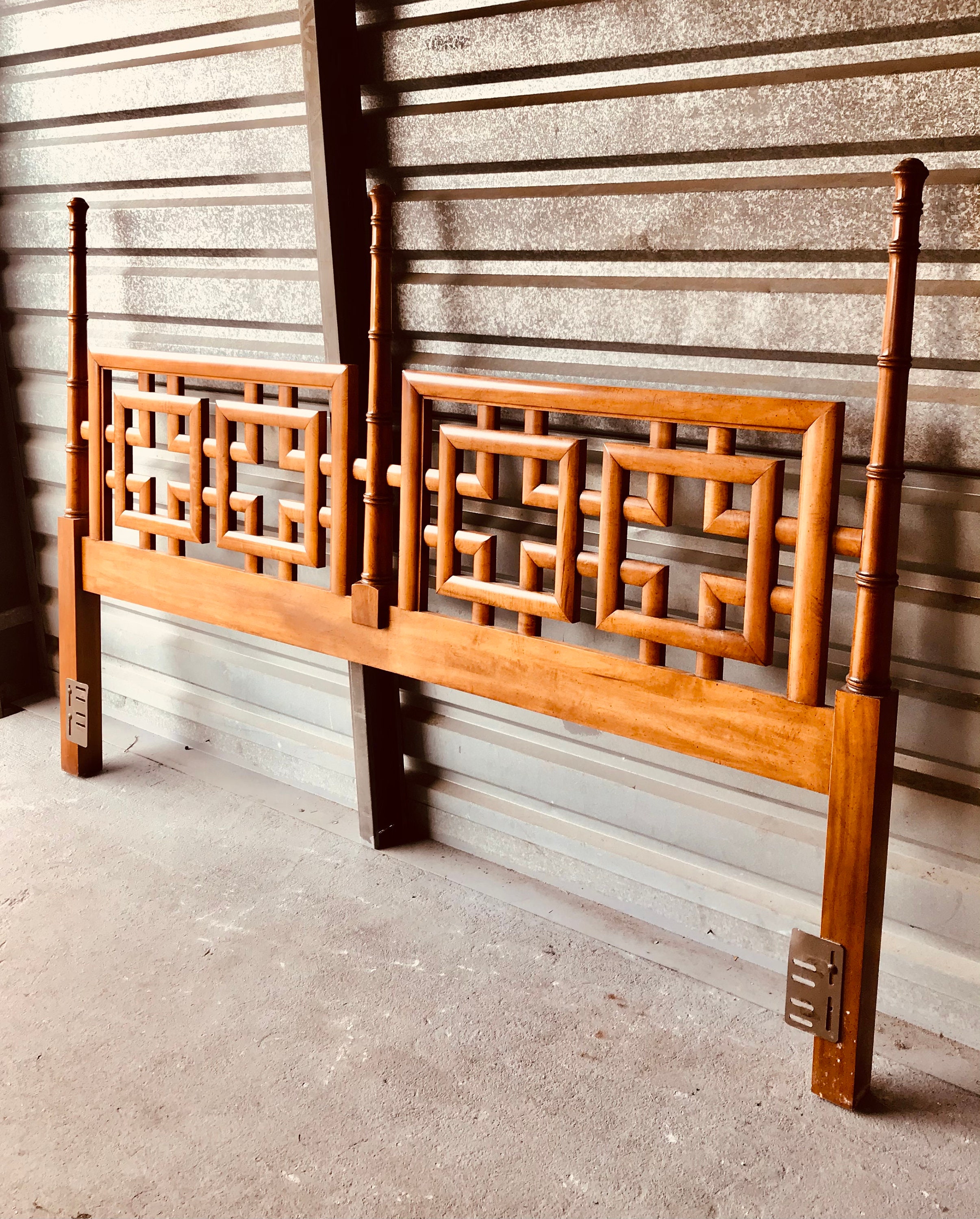 Asian Chinoiserie King Headboard Henry Link Mandarin Etsy