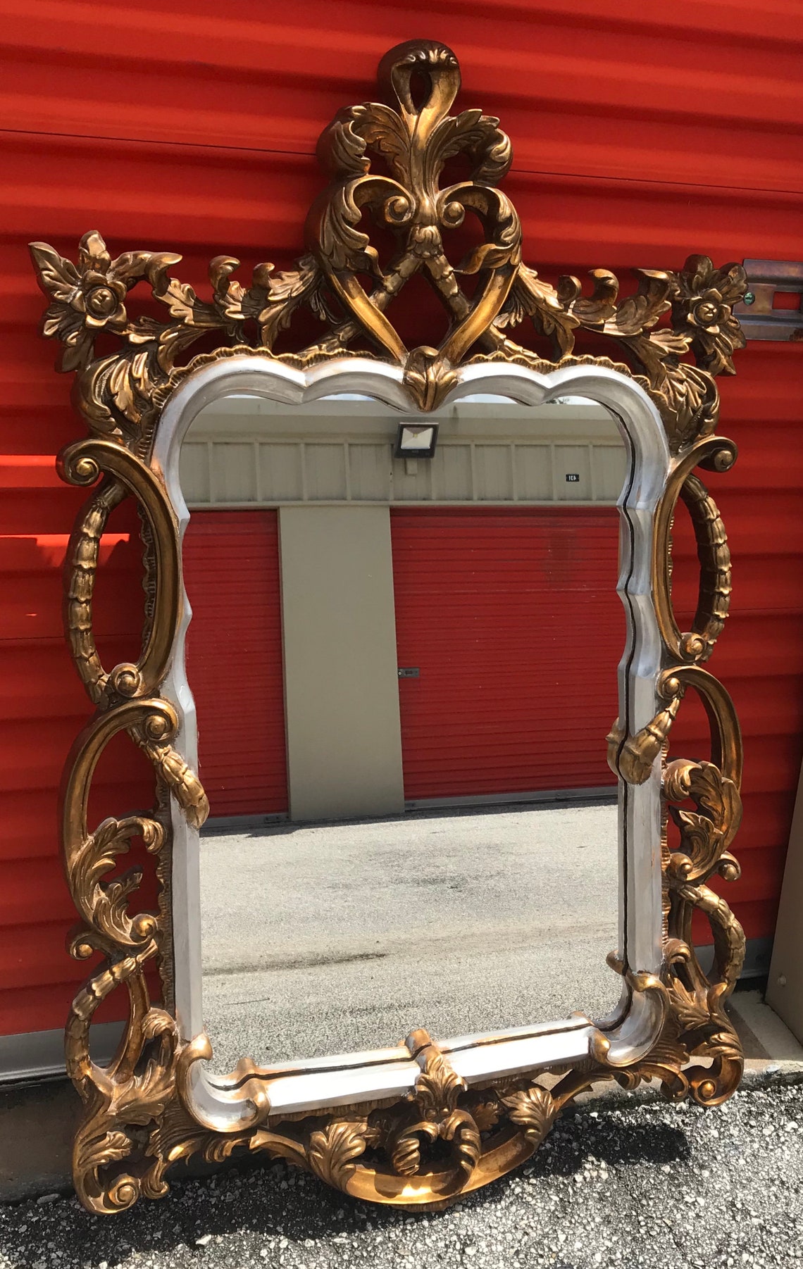 Hollywood Regency Style Mirror Etsy