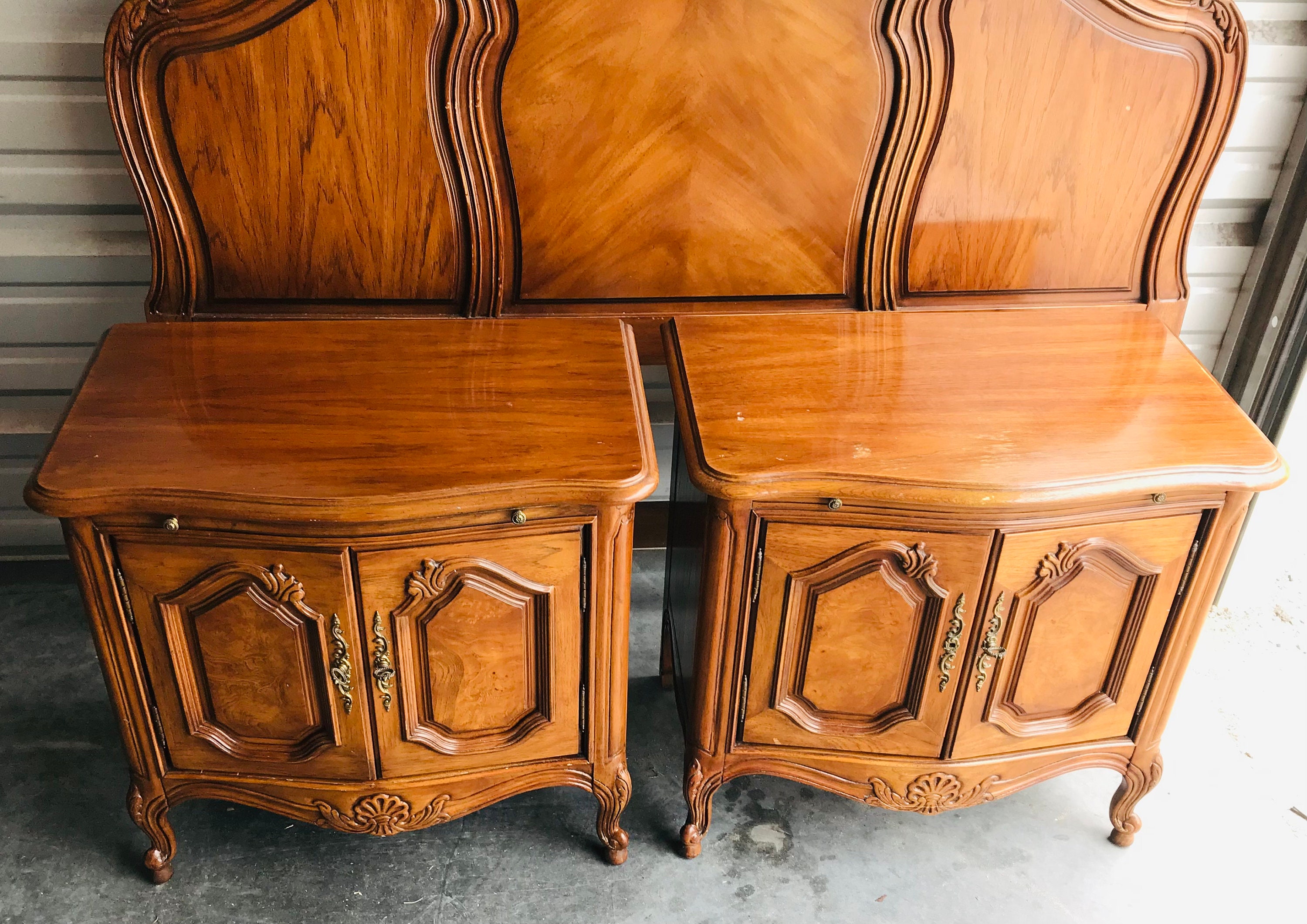 PAIR Thomasville French Provincial Night Stands End Tables Etsy