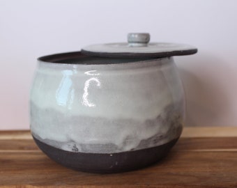 Storage Handmade ceramic jar kitchen organizer food