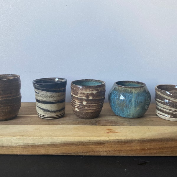 Ceramic handmade Espresso Cups with interisting glaze. Choose your cup